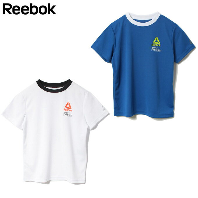 リーボック Reebok ラッシュガード 半袖 ジュニア ラッシュTシャツ 129-247