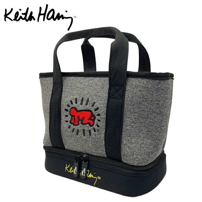 キースヘリング Keith Haring カートバッグ メンズ レディース ゴルフ 二層式 保冷機能付き ラウンドバッグ Baby KHRB-07