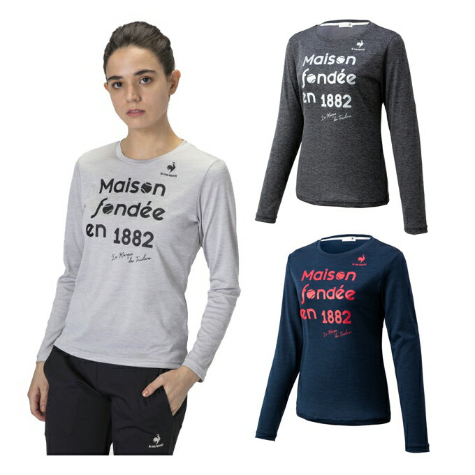 【期間限定対象商品300円クーポン発行中】ルコック le coq sportif テニスウェア Tシャツ 長袖 レディース 長袖シャツ QTWSJB07