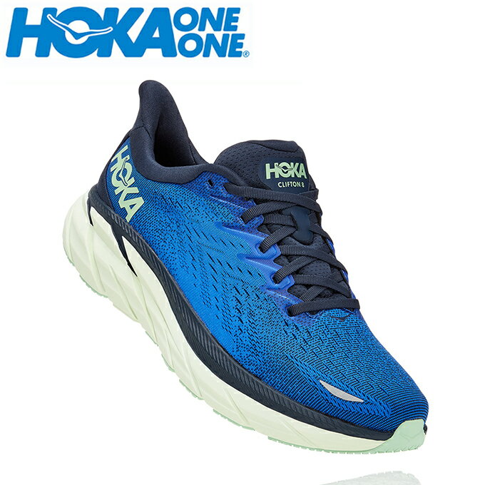 ホカオネオネ ランニングシューズ メンズ クリフトン8 CLIFTON 8 1119393 DBOS 幅：レギュラー/ワイズD相当 HOKA ONEONEのサムネイル