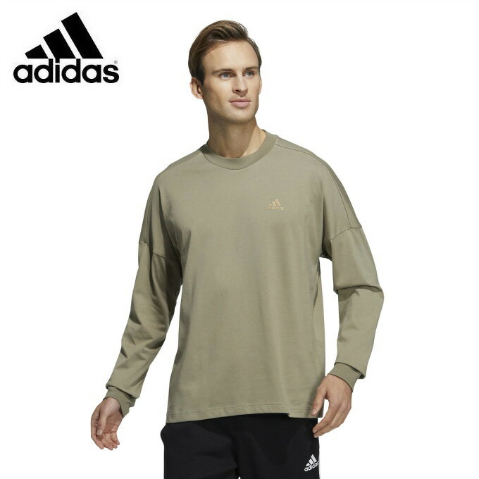 アディダス Tシャツ 長袖 メンズ ルーズフィット長袖Tシャツ HA1870 CV102 adidas