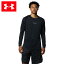 アンダーアーマー バスケットボール 長袖シャツ メンズ UAロングショット ロングスリーブ Tシャツ 1.5 1368856-001 UNDER ARMOUR