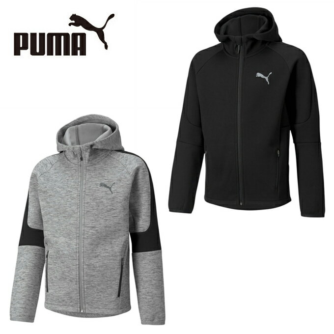 プーマ スウェットパーカー ジュニア キッズ EVOSTRIPE フーデッド ジャケット 846551 PUMA