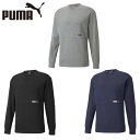 【エントリーでポイント最大15倍！】プーマ トレーナー メンズ クルースウェット RAD/CAL 846532 ブラック ネイビー グレー PUMA スウェット トレーナー ワンポイント