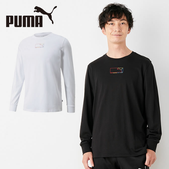 プーマ Tシャツ 長袖 メンズ グラフィック ロングスリーブTシャツ 846306 PUMA