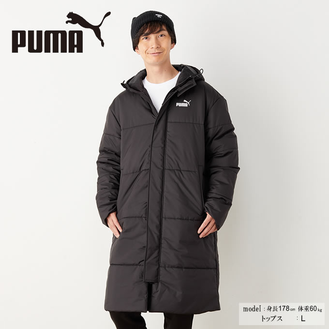 プーマ ロングコート メンズ ESS+ パデッド中綿ロングコート 846311 PUMA