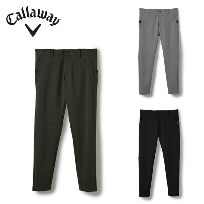 キャロウェイ ゴルフウェア ロングパンツ メンズ ダンボールニット ジョガーパンツ C21226104 Callaway