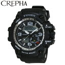 クレファー CREPHA ランニング 腕時計 アナデジウォッチ TS-AD095-BK