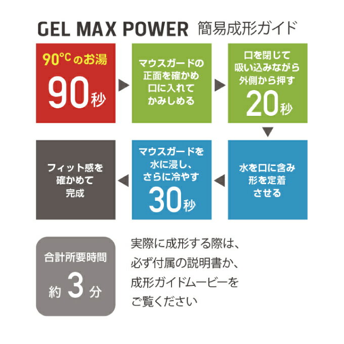 ショックドクター SHOCKDOCTOR マウスピース ジェルマックス パワー 6901A-C