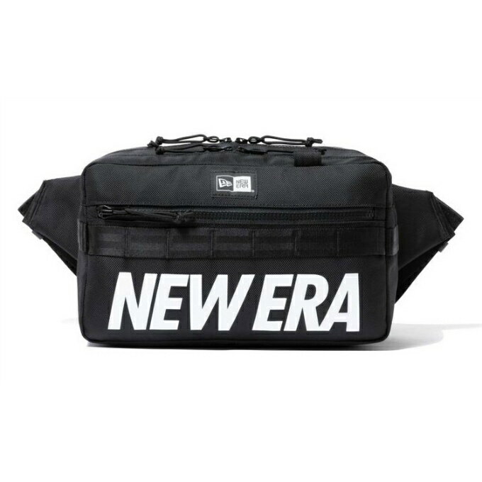 【9/1(木)0:00〜9/11(日)1:59限定対象商品500円クーポン発行中】ニューエラ NEW ERA ウエストバッグ メンズ レディース スクエア ウエストバッグ 7L プリントロゴ ブラック 12854720