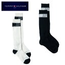 【期間限定500円クーポン発行中！4/30 0:00〜5/5 23:59】トミーヒルフィガーゴルフ TOMMY HILFIGER GOLF ゴルフ ソックス レディース ハイソックス THMB1F5F