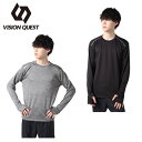 ビジョンクエスト VISION QUEST ランニングウェア Tシャツ 長袖 メンズ RUN裏起毛ワッフルロンT VQ561003K01