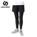 【全品対象最大10%OFFクーポン 10/24 20:00~10/27 1:59】ビジョンクエスト VISION QUEST ロングタイツ レディース RUNロングタイツ VQ561010K02