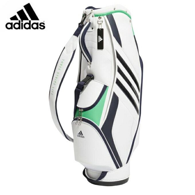 アディダス キャディバッグ メンズ 軽量 スリーストライプ キャディバッグ GT5934 EMH86 adidas