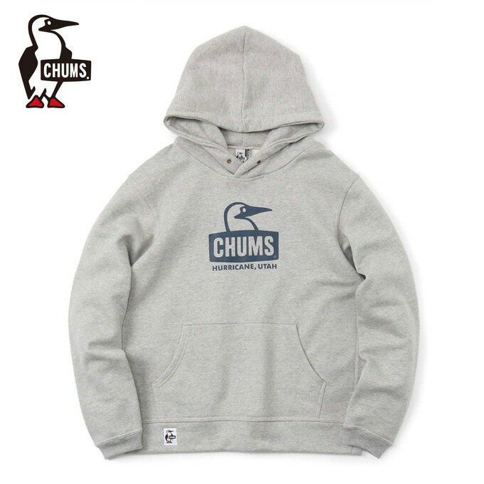 チャムス CHUMS スウェットパーカー レディース ブービーフェイスプルオーバーパーカー Booby Face Pullover Parka CH10-1303 H-GY/Navy