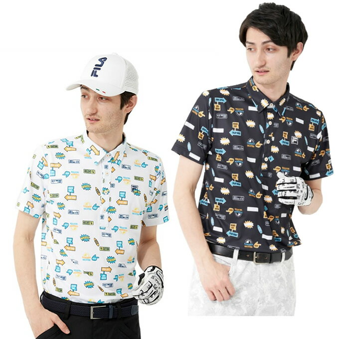 フィラ FILA ゴルフウェア ポロシャツ 半袖 メンズ エレメントPT半袖ポロ 742-607