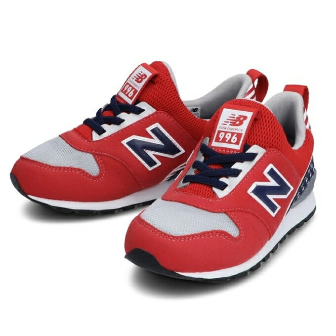 ニューバランス ジュニアスニーカー ジュニア 996 SLIP ON P RD PT996SRD new balanceのサムネイル