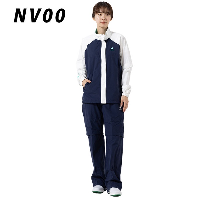 ルコックスポルティフ ゴルフ レインウェア上下セット レディース ルコックレインスーツ QGWTJH00W 【2022年春夏モデル】 le coq sportif