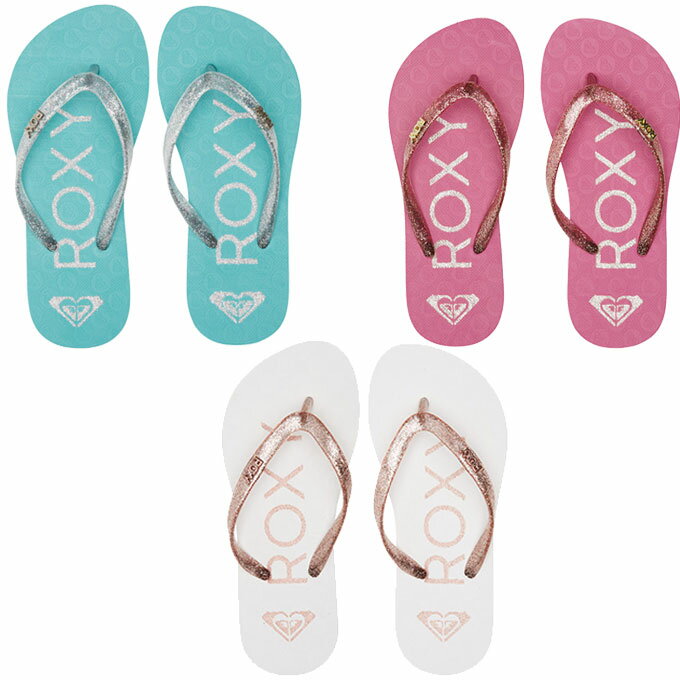 【エントリーで全品ポイント5倍！7/14(金)10:00〜7/17(月)9:59限定！】 ロキシー ROXY ビーチサンダル ジュニア RG VIVA SPARKLE ARGL100263のサムネイル
