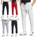 アディダス ゴルフパンツ メンズ スリーストライプスアンクルパンツ CN418 ゴルフウェア 春夏 adidas ストレッチ 大きいサイズ UVカット 裾上げ済み オシャレ ゴルフ パンツ