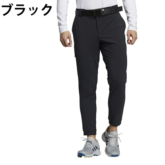 アディダス ゴルフパンツ メンズ EX STRETCH ACTIVE サイドポケットジョガーパンツ N6690 ゴルフウェア adidas 春夏 ストレッチ 大きいサイズ オシャレ ゴルフ パンツ 裾上げ済み