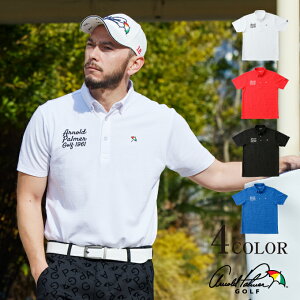 アーノルドパーマー arnold palmer ゴルフウェア ポロシャツ 半袖 メンズ ロゴジャガード半袖ポロ AP220101L06