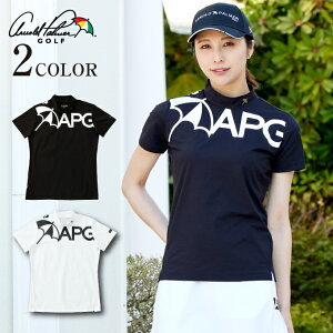 アーノルドパーマー arnold palmer ゴルフウェア 半袖シャツ レディース BKモックネック半袖シャツ AP220301L05