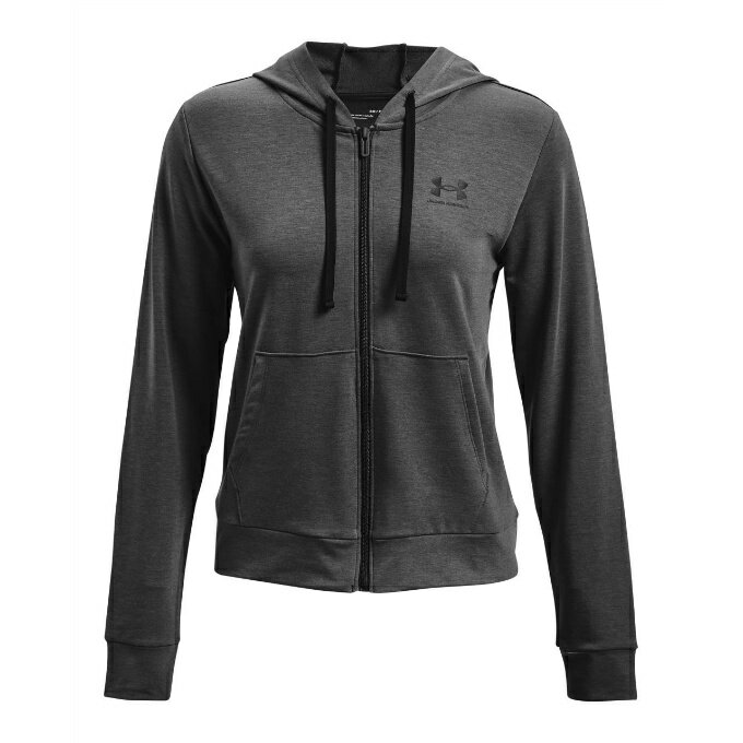 アンダーアーマー スウェットパーカー レディース UA ライバルテリー フルジップ フーディー RIVAL TERRY FZ HOODIE 1369853-010 UNDER ARMOUR