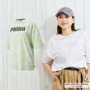 プーマ Tシャツ 半袖 レディース ウィメンズ サマー グラフィック AOP 半袖Tシャツ 849560 PUMA