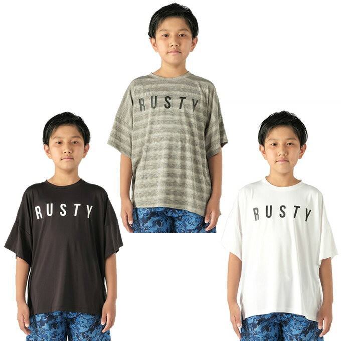 ラスティ RUSTY ラッシュガード 半袖 ジュニア JR 半袖UVシャツ 962460