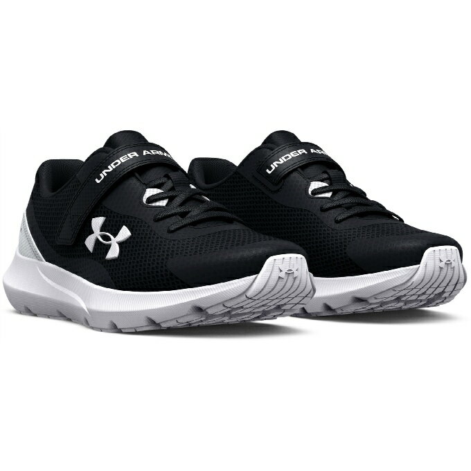 アンダーアーマー ジュニアスニーカー ジュニア UAサージ3 AC 3024990-001 UNDER ARMOUR 黒色のサムネイル