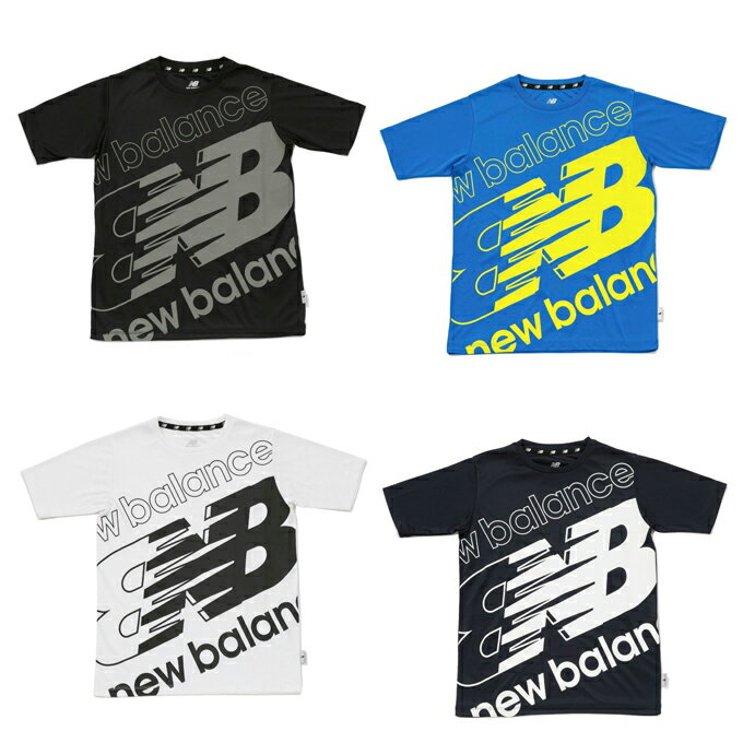 ニューバランス Tシャツ 半袖 ジュニア ビッグロゴ ドライ ショートスリーブTシャツ JJTP2116 new balance