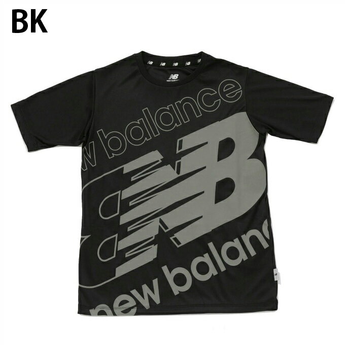 ニューバランス Tシャツ 半袖 ジュニア ビッグロゴ ドライ ショートスリーブTシャツ JJTP2116 new balance