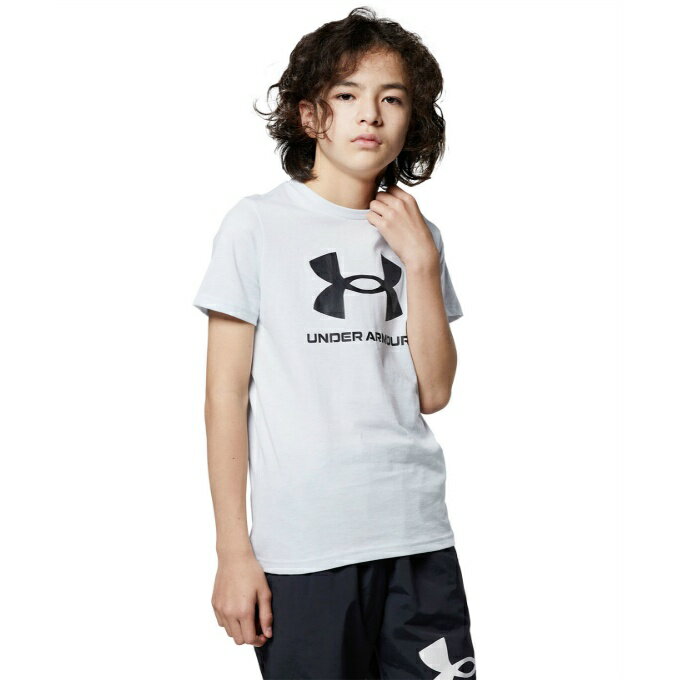 アンダーアーマー Tシャツ 半袖 ジュニア UAスポーツスタイル ロゴ ショートスリーブ トレーニング BOYS 1363282-100 UNDER ARMOUR