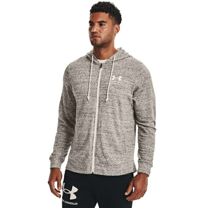 アンダーアーマー スウェットジャケット メンズ UAライバルテリー フルジップ フーディ トレーニング MEN 1370409-112 UNDER ARMOUR