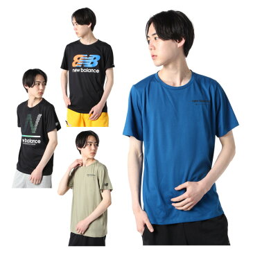 ニューバランス Tシャツ 半袖 メンズ ヘザーテック グラフィックTシャツ AMT11071 new balance