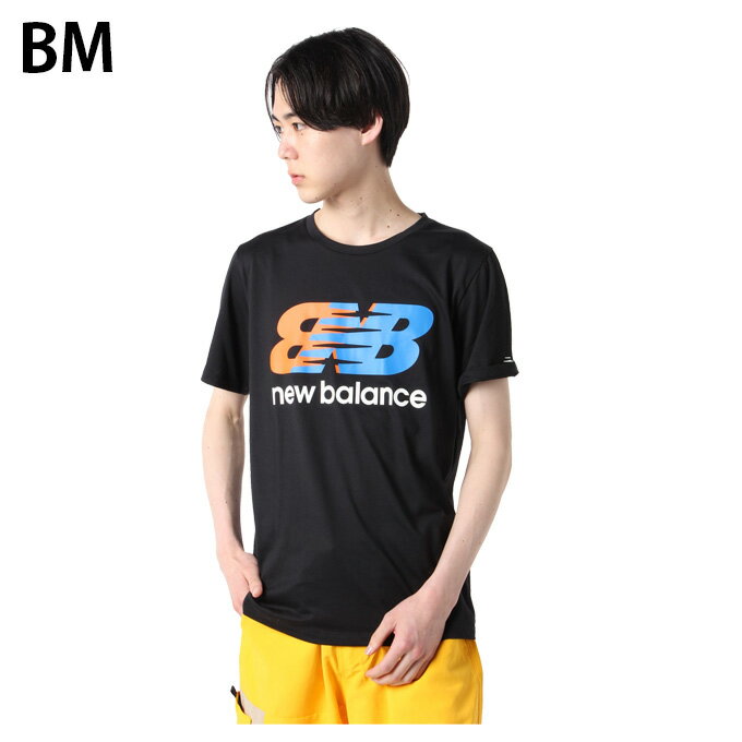 ニューバランス Tシャツ 半袖 メンズ ヘザーテック グラフィックTシャツ AMT11071 new balance