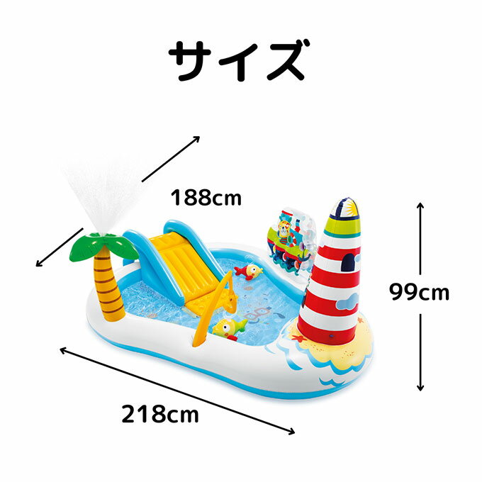 �ס��� INTEX ����ƥå��� �ӥˡ���ס��� ���� 218��188��99cm �о�ǯ��2�аʾ� �ץ쥤���󥿡� 57162 �٥ӡ��ס��� �٥ӡ��� ���å��� �Ҷ��� �ų��դ��ס��� ������դ��ס���