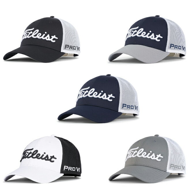 タイトリスト 【まとめ買いで最大ポイント10倍2024年6/4 20：00〜6/11 1：59】タイトリスト Titleist ゴルフ キャップ メンズ ツアーパフォーマンス メッシュ キャップ HJ2CPM