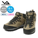 トレッキングシューズ 撥水 ミッドカット メンズ レディース ライトハイカー ミッド VP170101L02 ビジョンピークス VISIONPEAKS 登山靴 ...