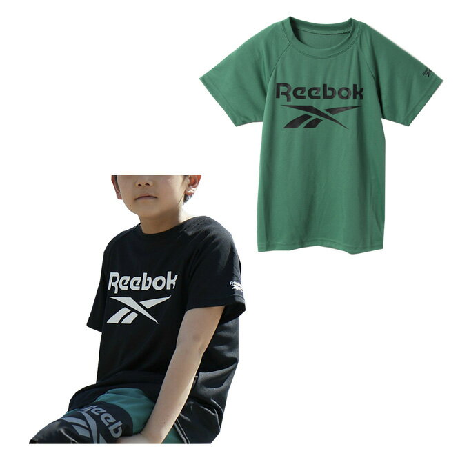 リーボック Reebok ラッシュガード 半袖 ジュニア キッズ PEカノコ水陸Tシャツ 122-230のサムネイル