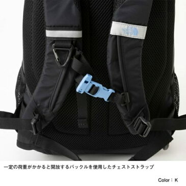 【8/18(木)0:00〜8/20(土)23:59限定対象商品500円クーポン発行中】ノースフェイス リュックサック 22L ジュニア キッズ キッズラウンディ ブラック NMJ72202 K THE NORTH FACE バックパック バッグ