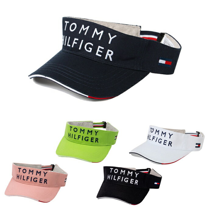 【まとめ買いで最大ポイント10倍2024年6/4 20：00〜6/11 1：59】トミーヒルフィガーゴルフ TOMMY HILFIGER GOLF ゴルフ サンバイザー レディース ベーシックバイザー THMB225F