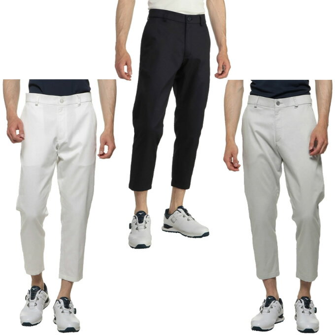 ミズノ ゴルフパンツ メンズ 撥水ストレッチムーブパンツ 8分丈 E2MF2A20 ゴルフウェア アンクルパンツ MIZUNO 春夏 ストレッチ 大きいサイズ 撥水 オシャレ ゴルフ パンツ 裾上げ済み