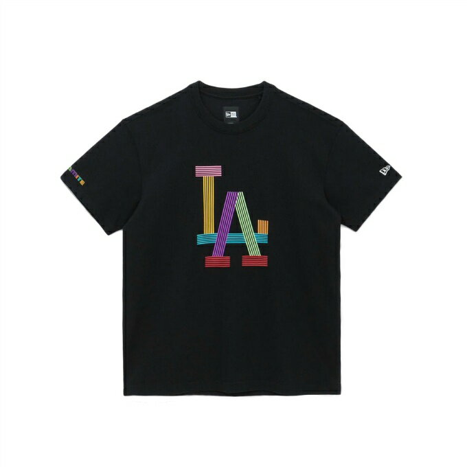 ニューエラ NEW ERA Tシャツ 半袖 メンズ レディース パフォーマンス Tシャツ BTS × MLB Dynamite ロサンゼルス・ドジャース ブラック レギュラーフィット 13281616のサムネイル