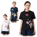 まとめ買いで最大10％OFF 〜4 17 9:59 ウイルソン Wilson テニスウェア バドミントンウェア Tシャツ 半袖 レディース 限定 ベアーロゴTシャツ 412-278