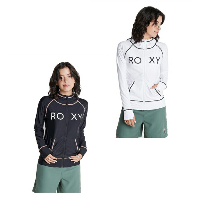 ロキシー ROXY ラッシュガード 長袖 レディース RASHIE PARKA ラッシュガード RLY225054のサムネイル