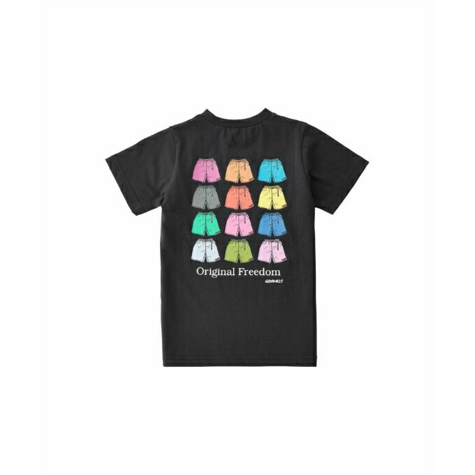 グラミチ Tシャツ 半袖 ジュニア キッズショーツTシャツ KIDS SHORTS TEE G2SK-T016-K BLACK Gramicci