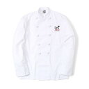 `X CHUMS AEghA WPbg Y fB[X Lb`VFtR[g Kitchen Chef Coat CH04-1299 White