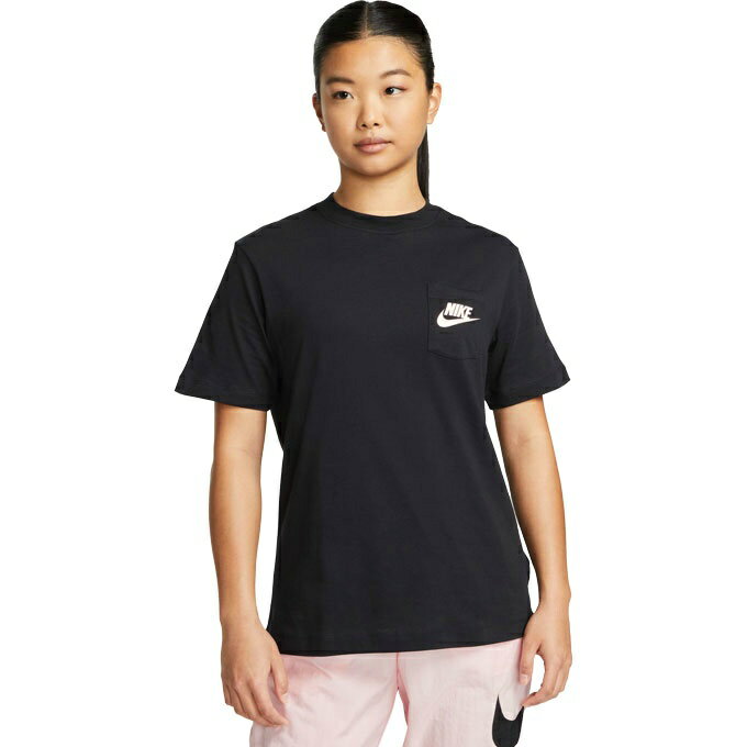 ナイキ ペアTシャツ ナイキ Tシャツ 半袖 レディース スポーツウェア ウィメンズ ポケット Tシャツ DQ3154-010 NIKE